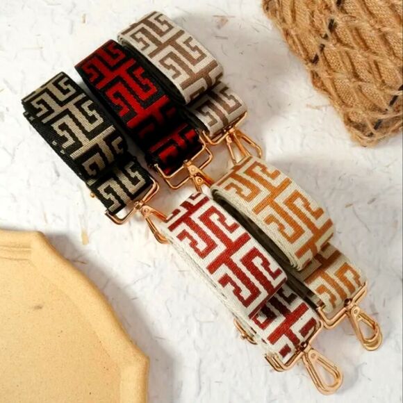Geometric Patterned Bag Straps Replacement - Picture 7 of 12